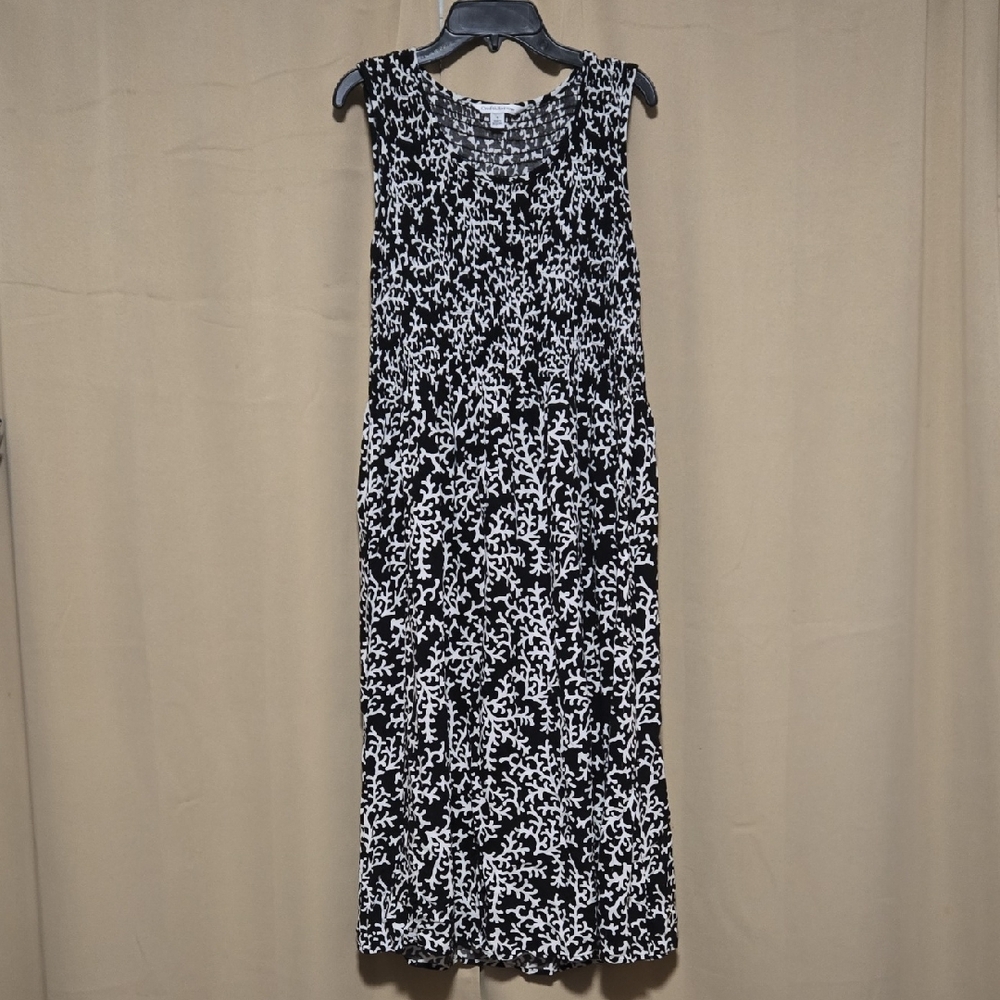 Croft & Barrow Black and White Maxi Dress